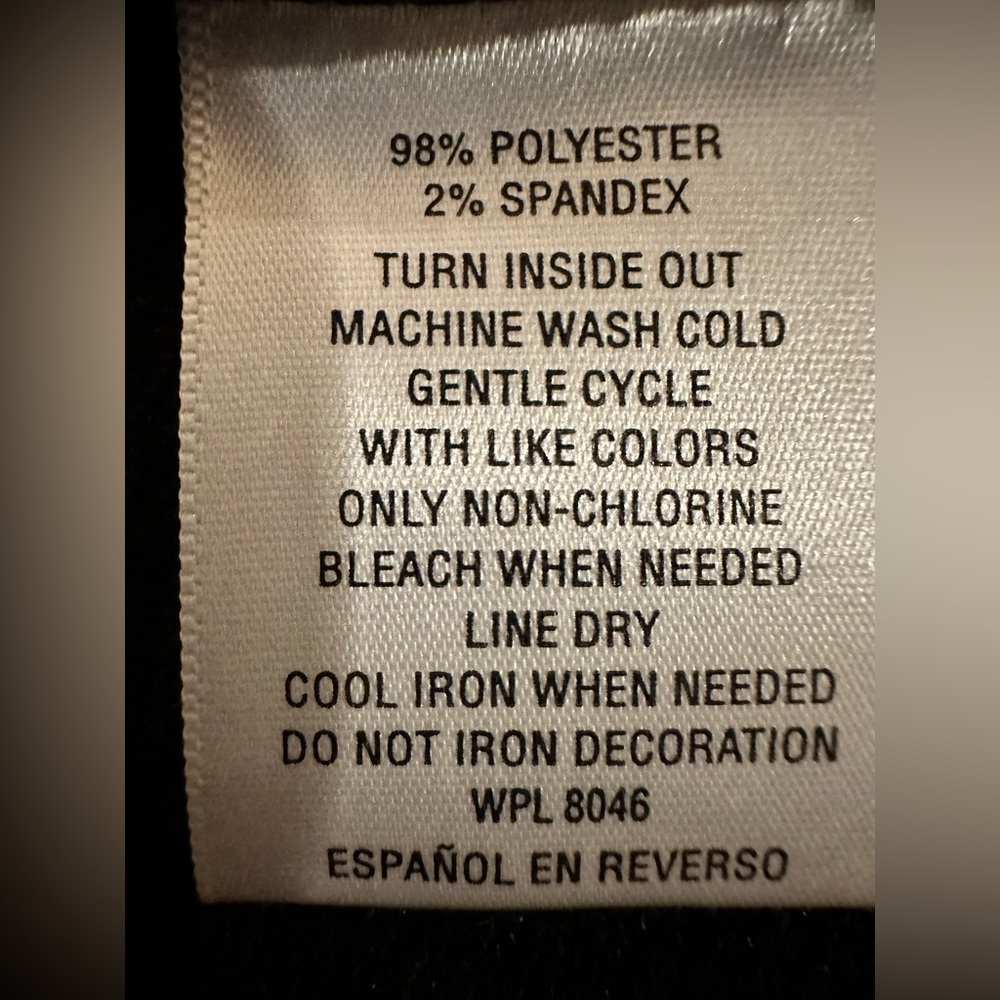 JM Collection Black Coat with Textured Design - Picture 5 of 5